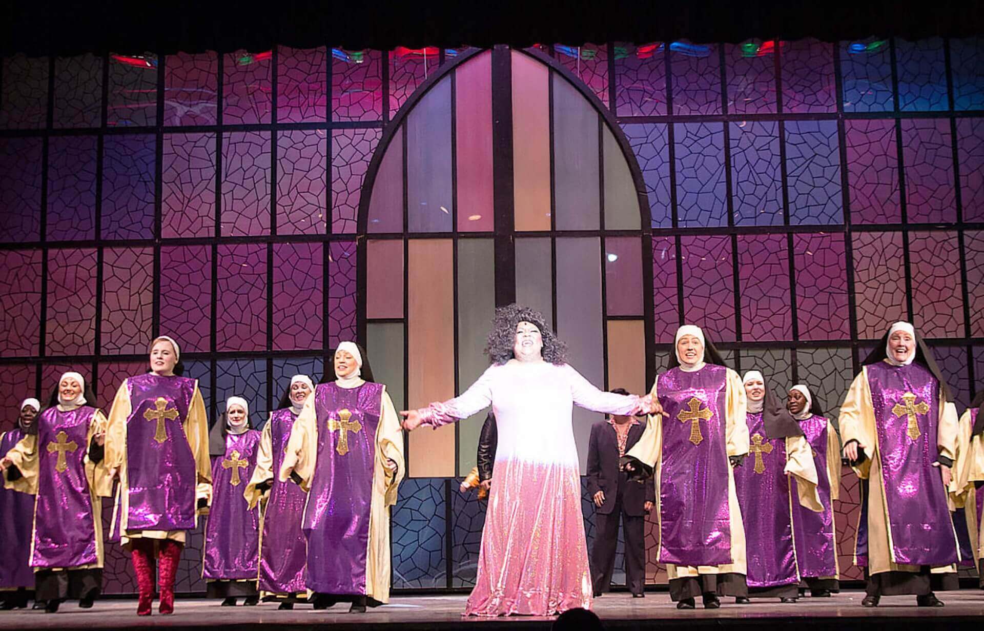 Deloris' nightclub costume - Sister Act Costume Rental pictures- Stagecraft Theatrical