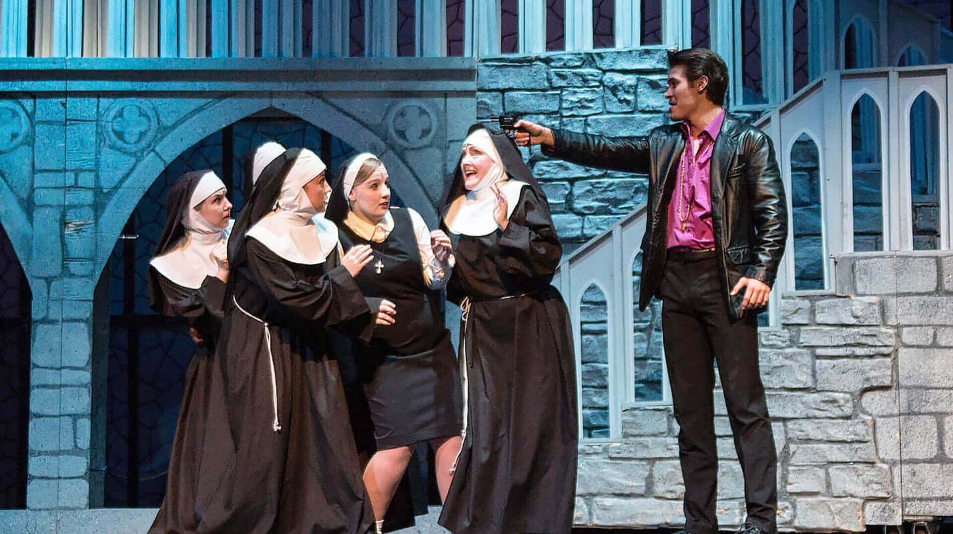 Mont Signor O'Hara - top of show - Sister Act Costume Rental pictures - Stagecraft Theatrical